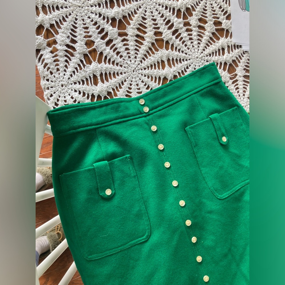 Vintage Green Skirt